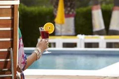 Cocktail At The Pool