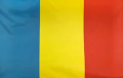 Romania Flag Real Fabric