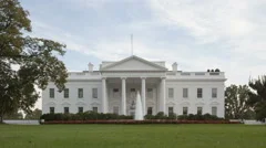 Time Lapse Close Up Of The White House