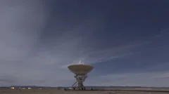 4K Time Lapse Zoom Out Very Large Array Radio Telescopes