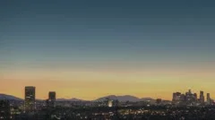 Los Angeles Skyline Sunrise