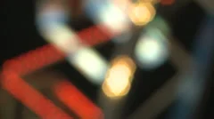 Big Ferry Wheel At Night, Defocus To Focus
