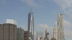 4K Time Lapse Zoom Out Manhattan Skyline